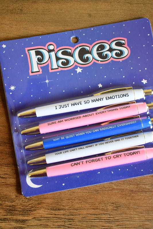 Pisces ♓️ Astrology Sign BallPoint Pen Sets