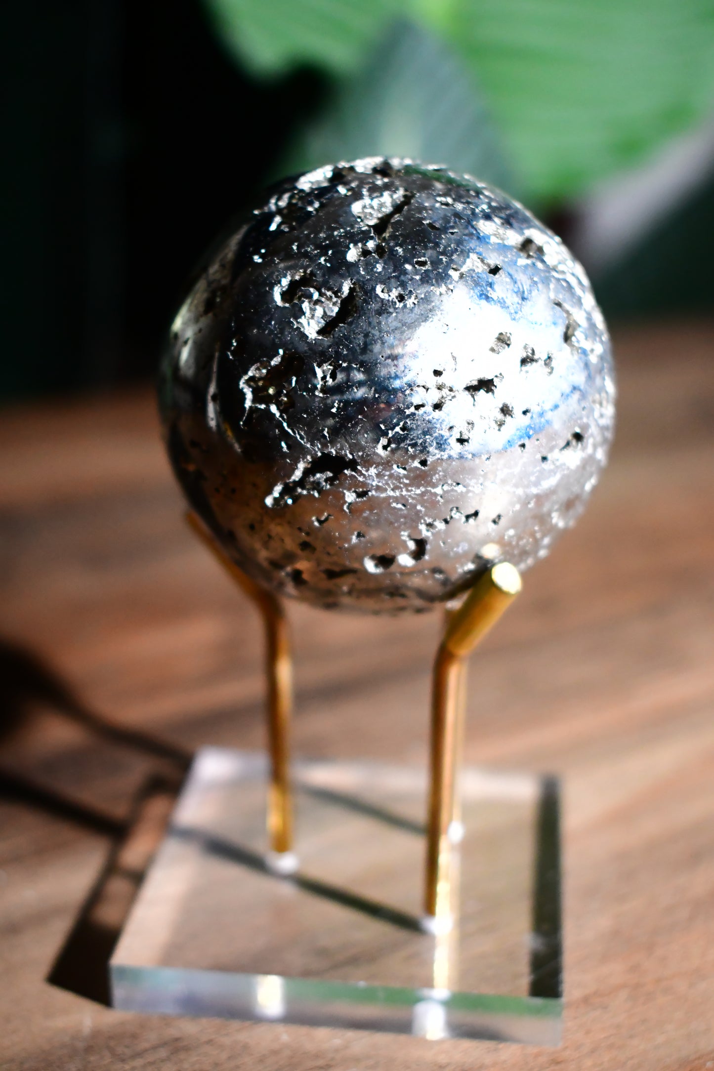 Druzy Pyrite Sphere 01