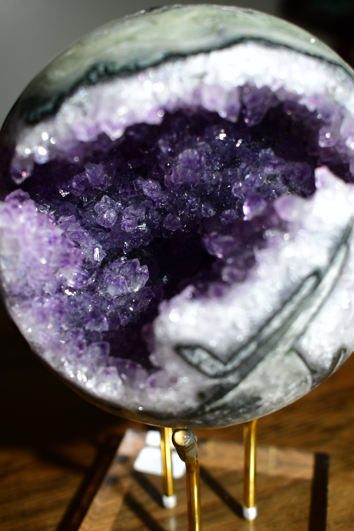 Druzy Amethyst ☑️ Sphere