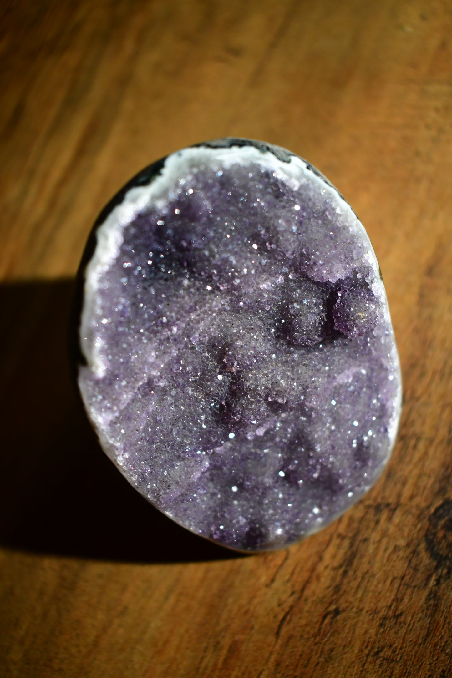 Druzy Amethyst Stalactite Cut Base/ Amethyst/ Calcite High Quality Crystals/ Gifts for Him/ Gifts for Her/ Healing Crystals/ Calming/ Purple