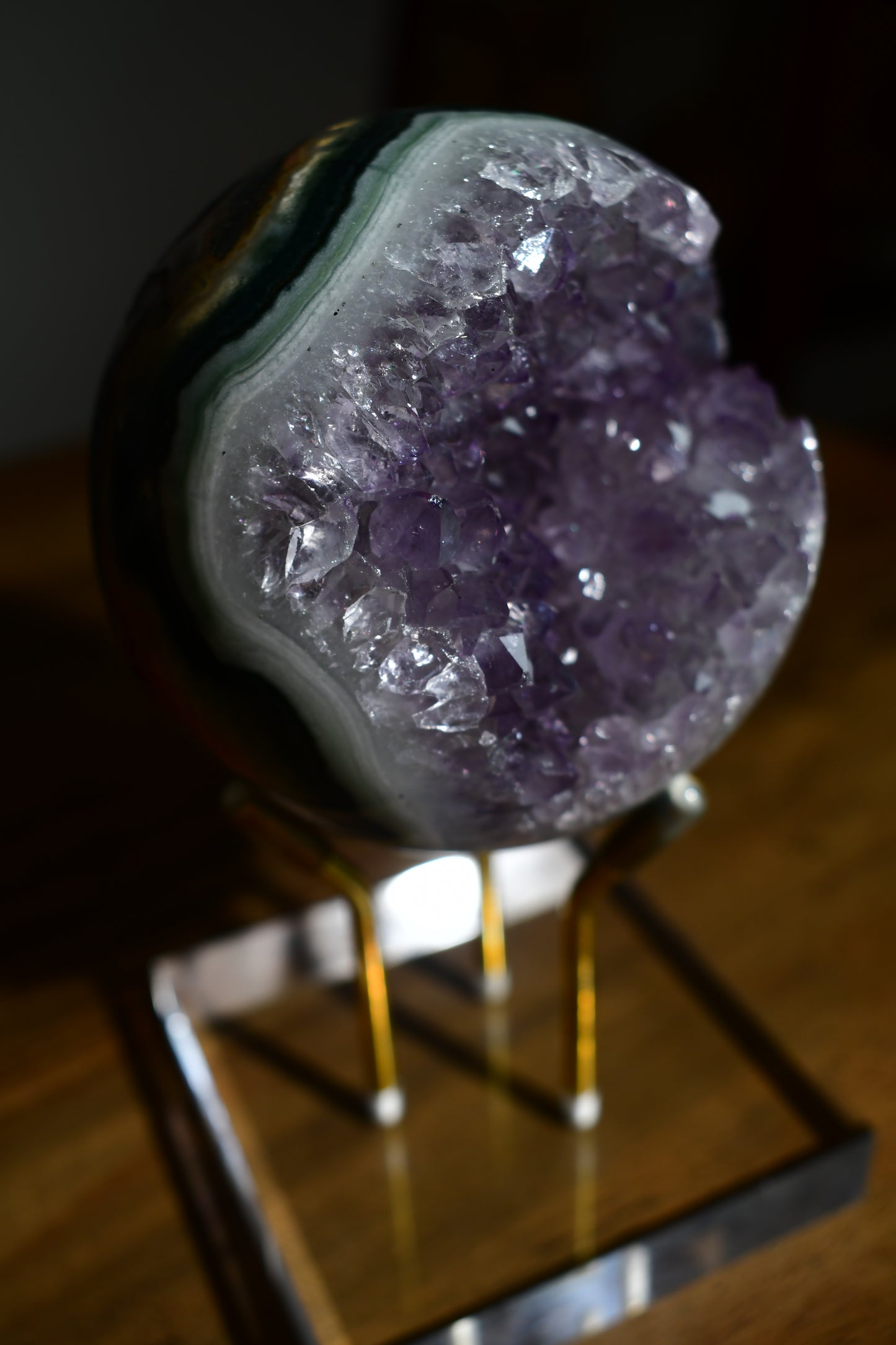 Druzy Amethyst Sphere