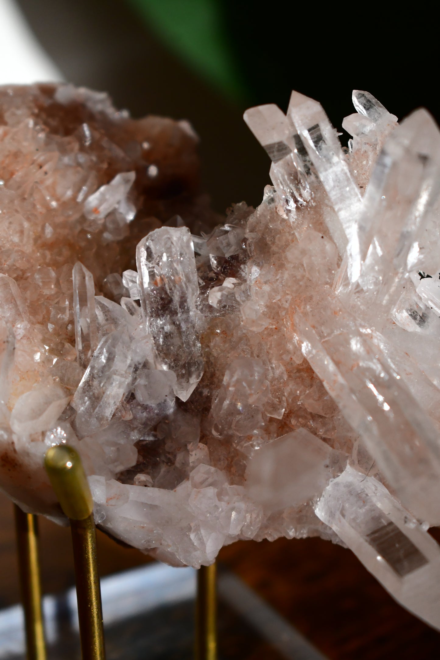 Pink Himalayan Samadhi Quartz Cluster 4