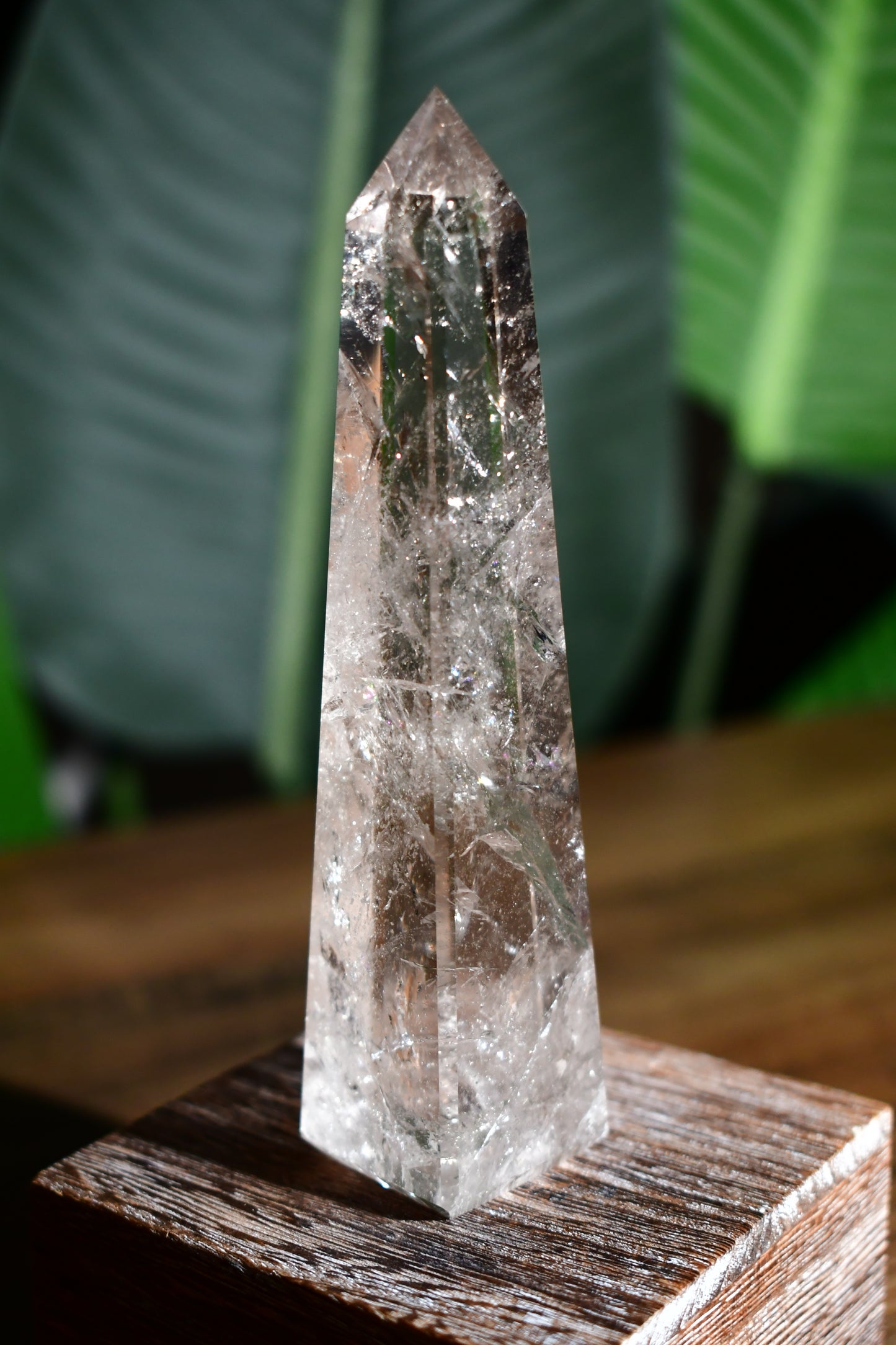 Smoky Quartz Lemurian Obelisk Tower 03