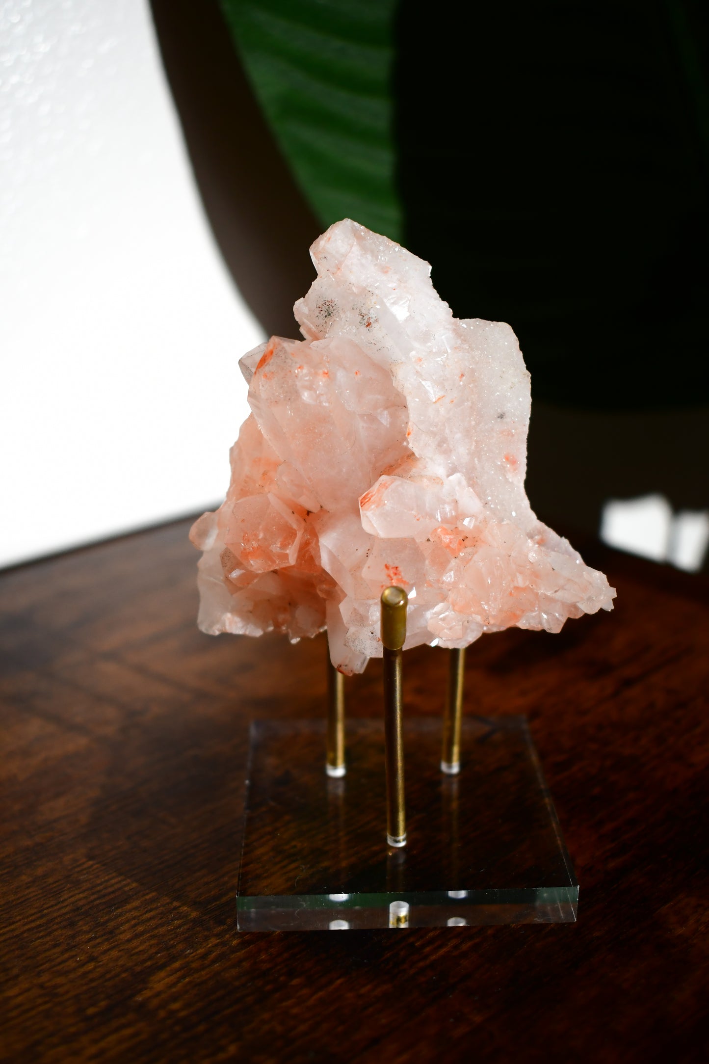 Pink Himalayan Samadhi Quartz Cluster 1