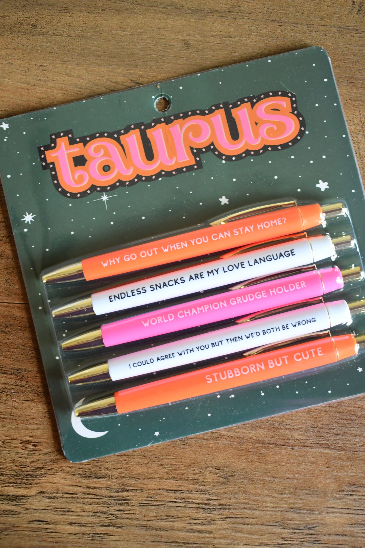 Taurus ♉️ Astrology Sign BallPoint Pen Sets