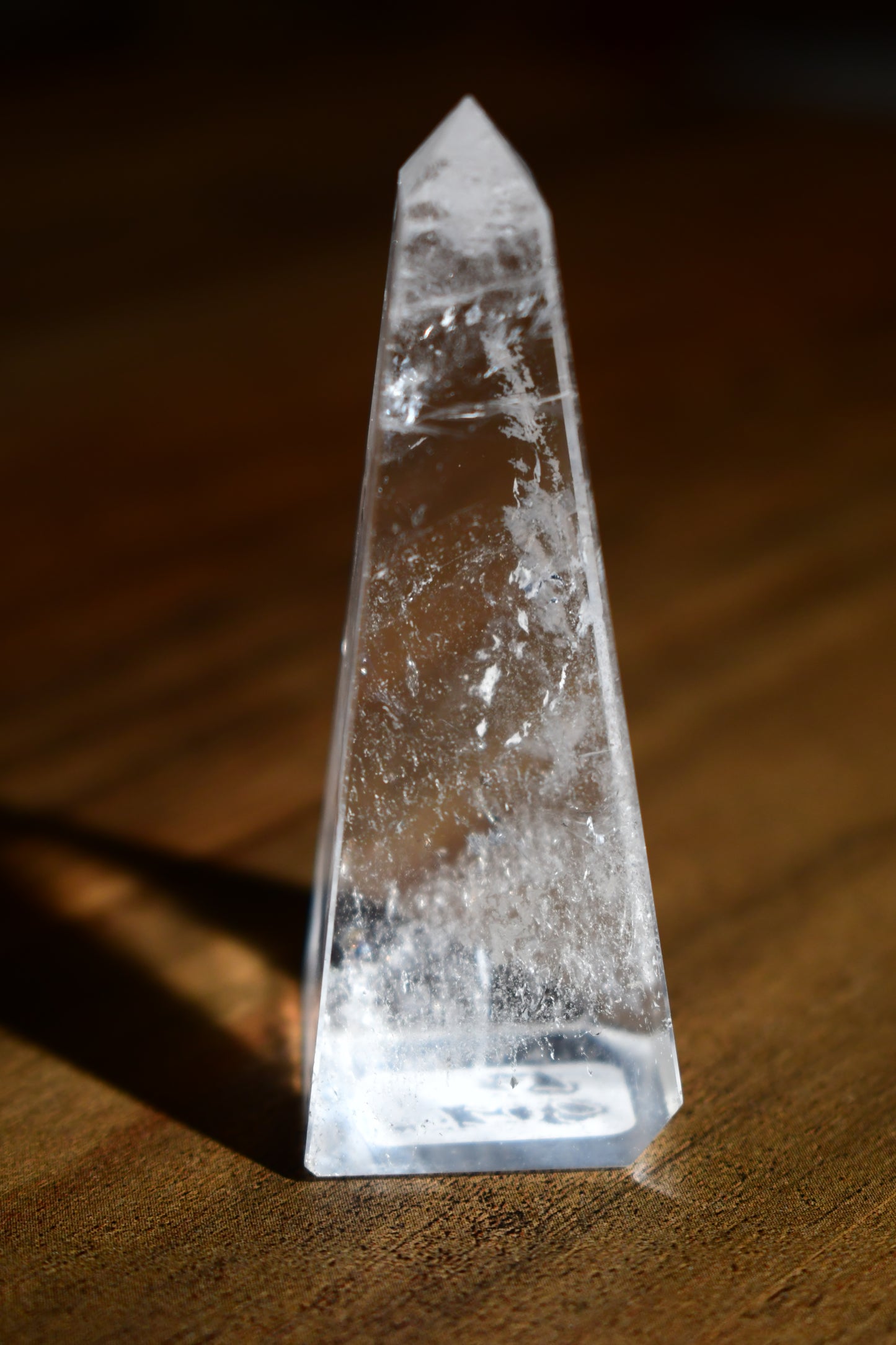 Clear Quartz Obelisk Tower