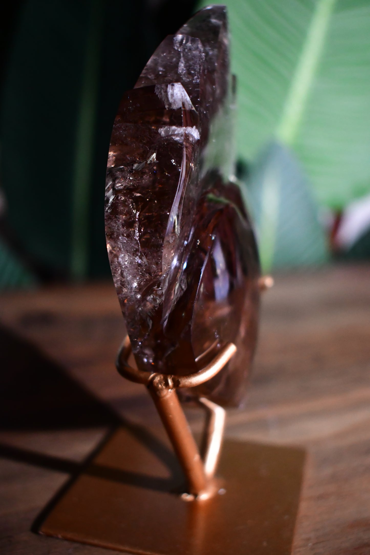 Smoky Quartz Eternal Heart Flame