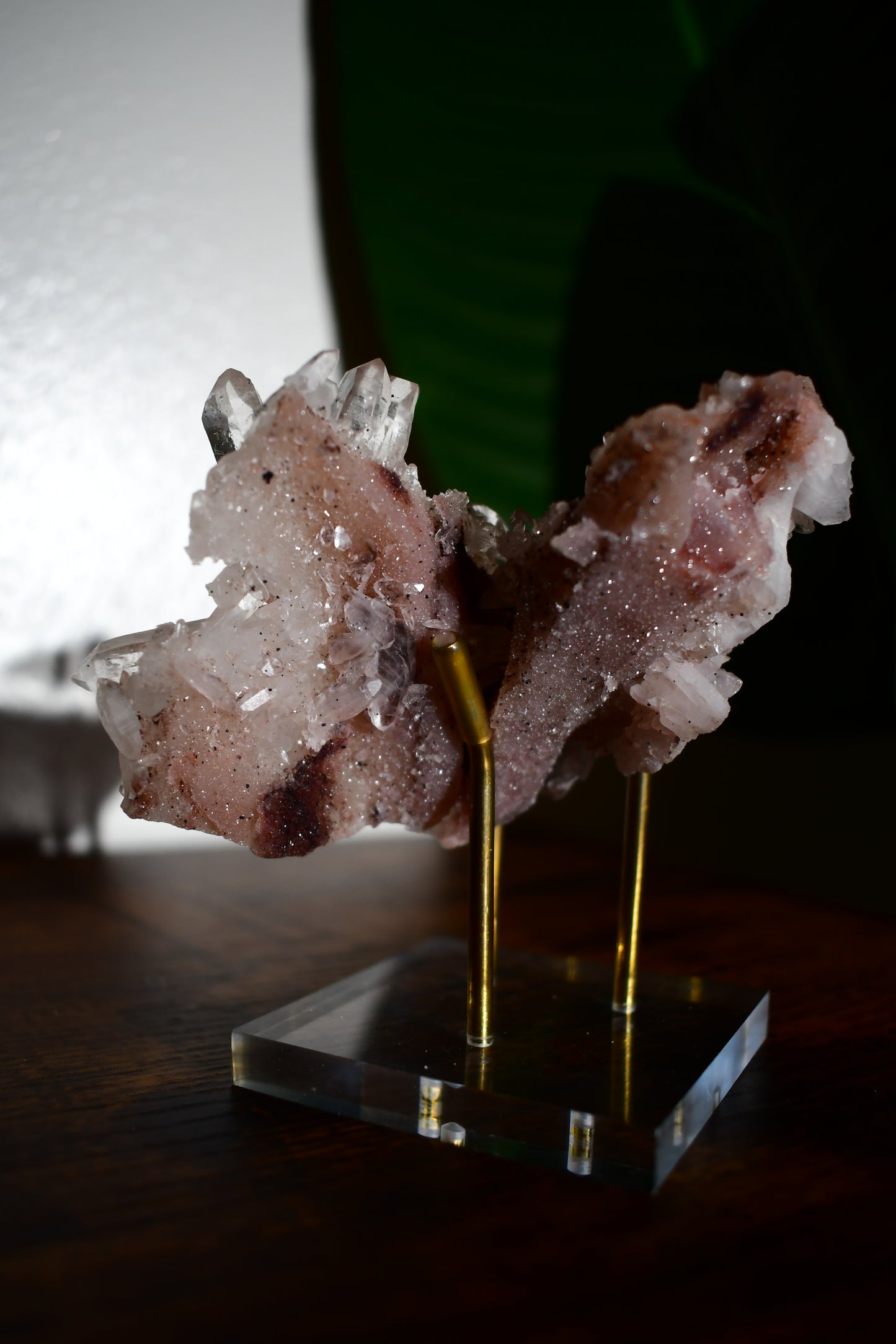 Pink Himalayan Samadhi Quartz Cluster 4