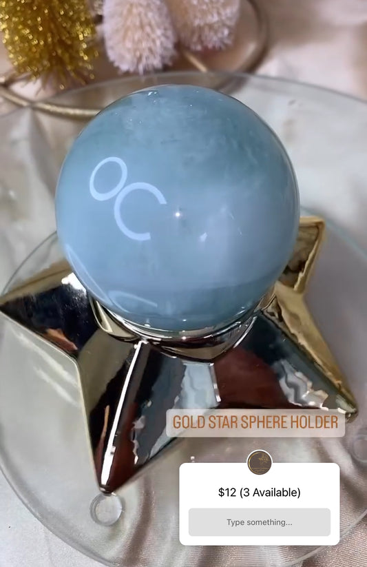 GOLDEN STAR SPHERE HOLDER