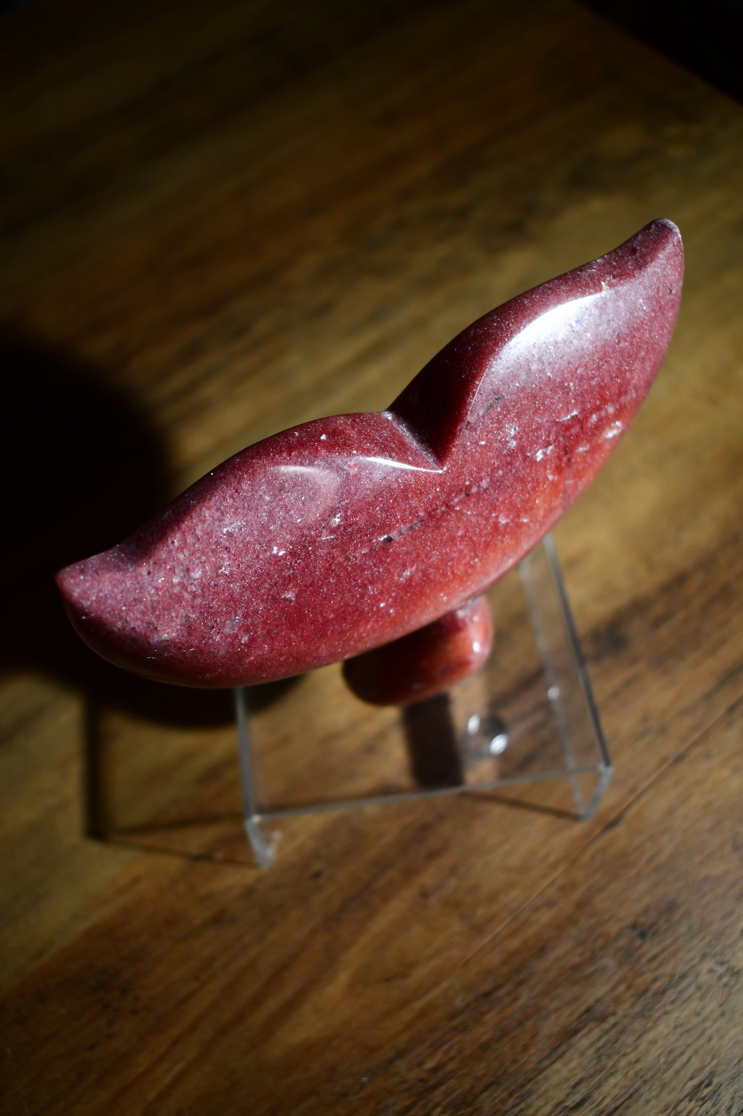 Red Aventurine Whale Tale