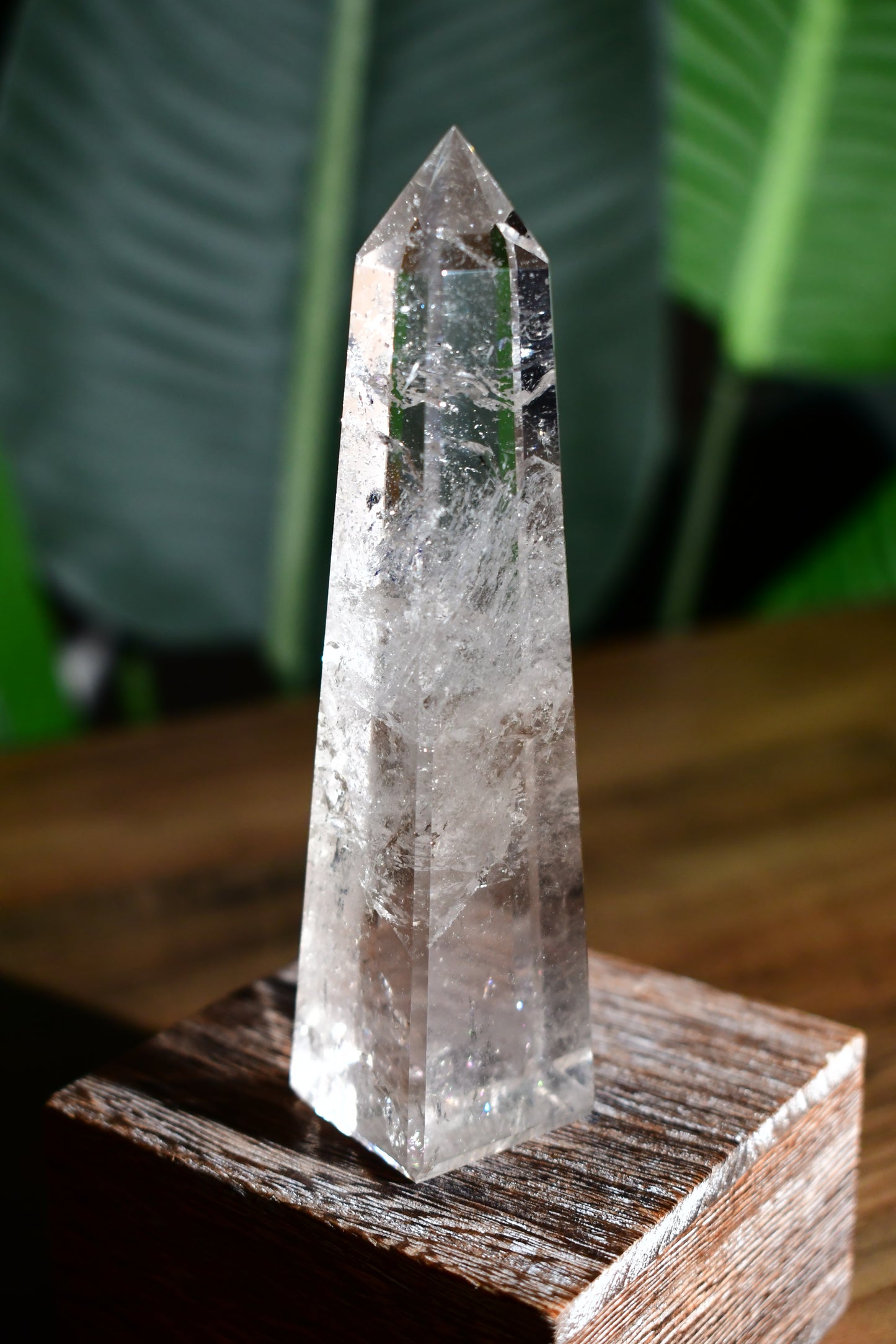 Smoky Quartz Lemurian Obelisk Tower 04