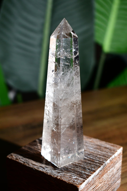 Smoky Quartz Lemurian Obelisk Tower 04