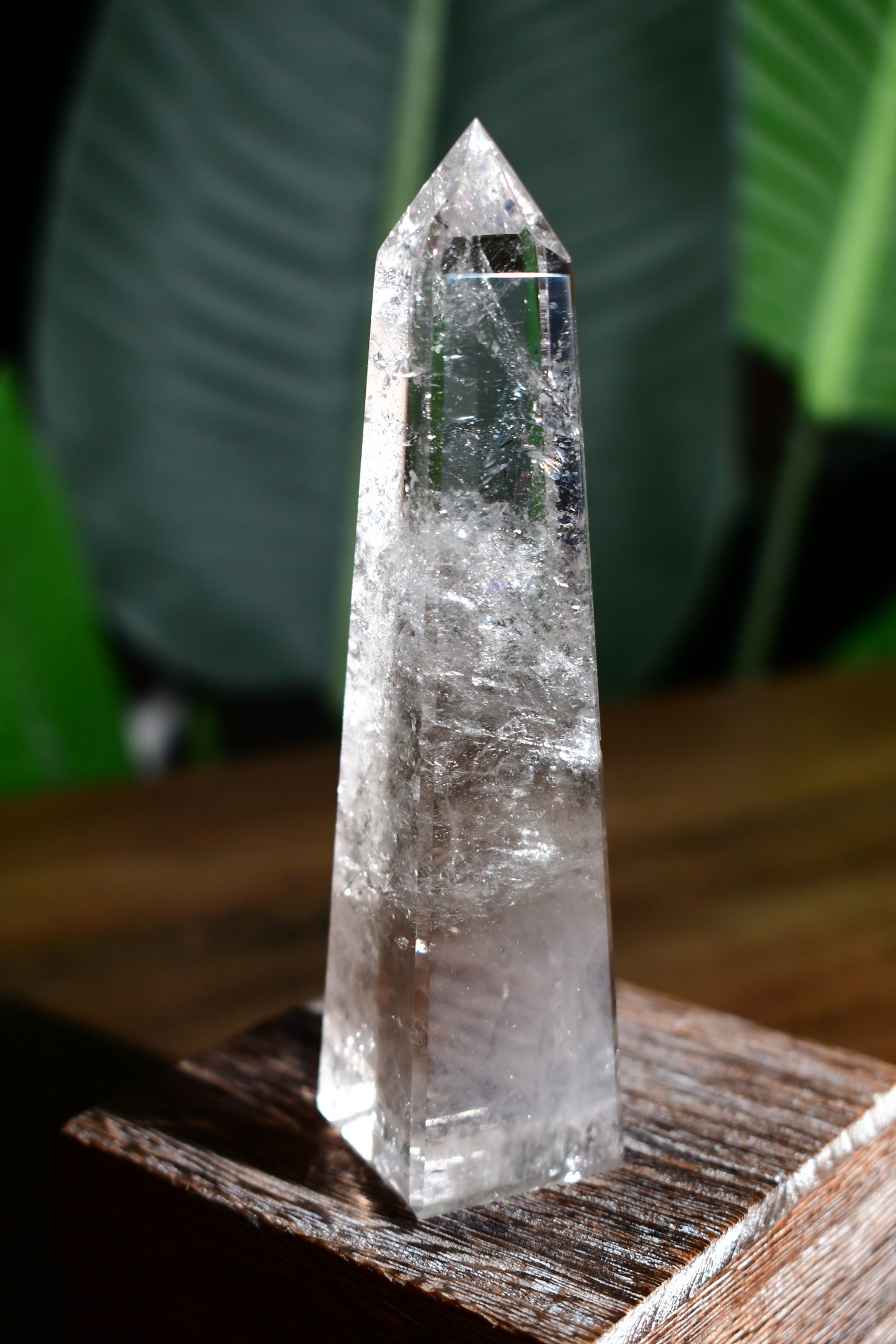 Smoky Quartz Lemurian Obelisk Tower 04
