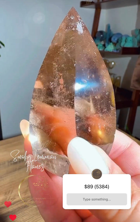 Smoky Lemurian Flame