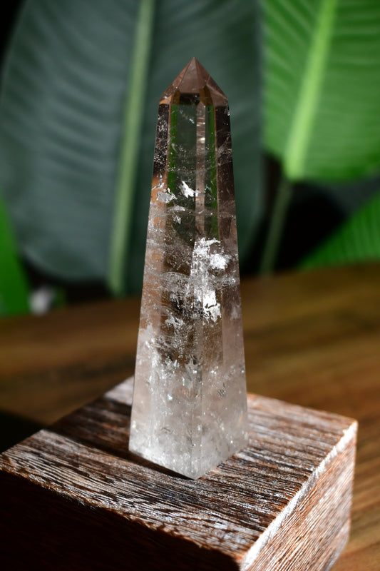 Smoky Quartz Lemurian Obelisk Tower 02