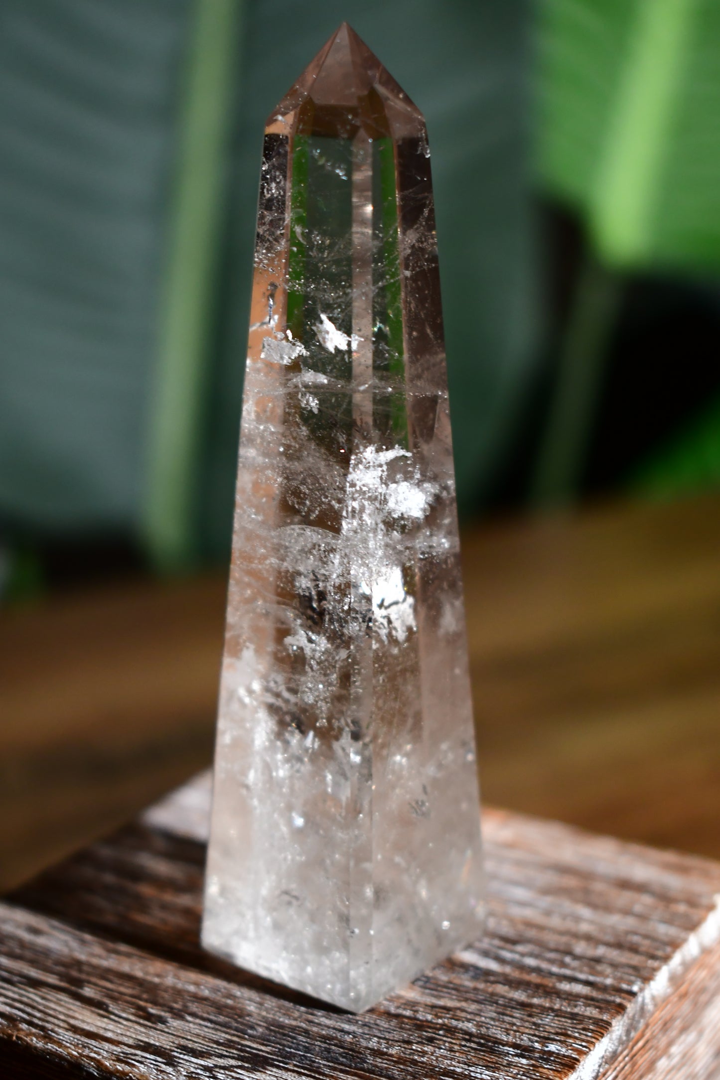 Smoky Quartz Lemurian Obelisk Tower 02