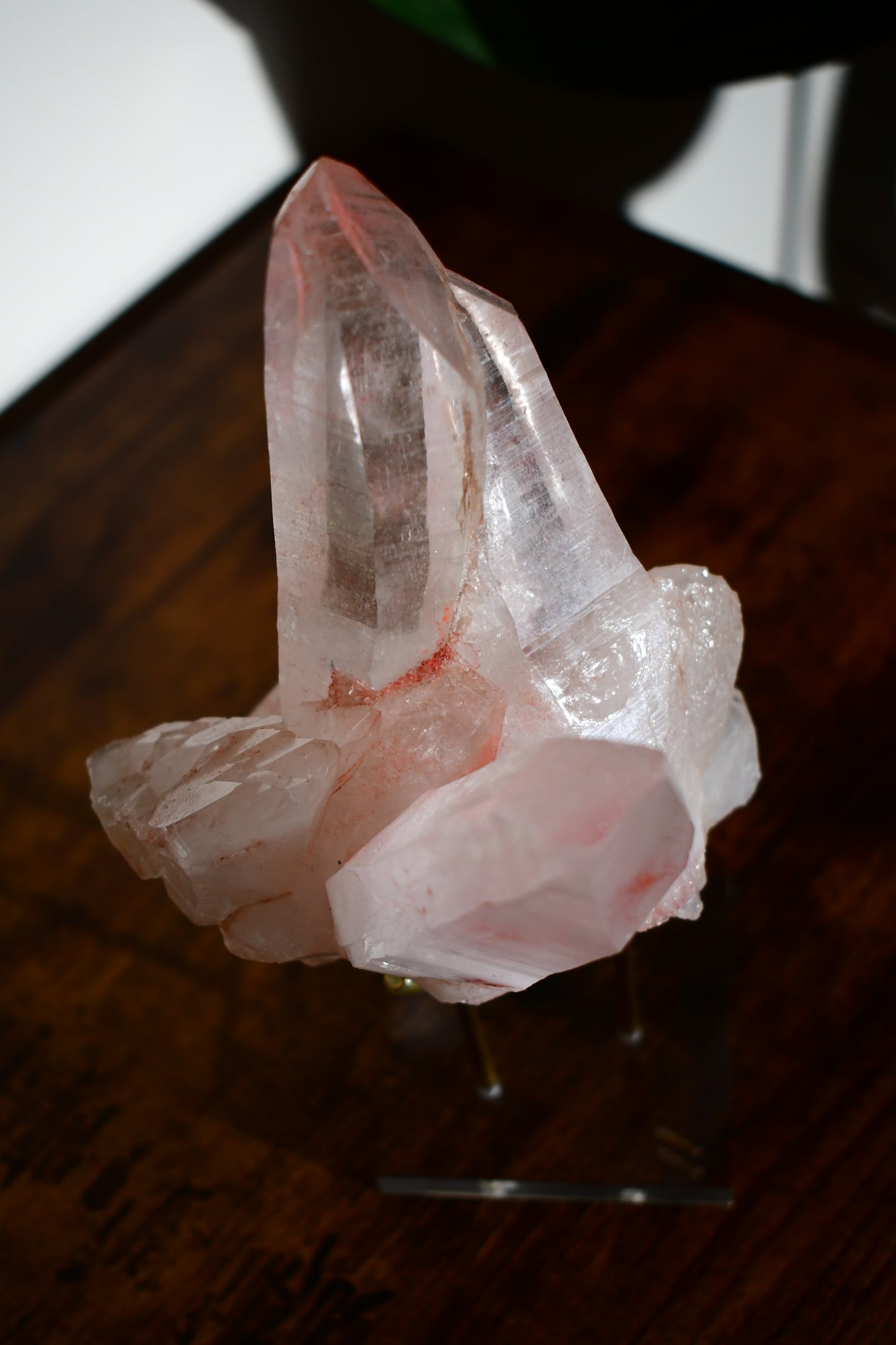 Pink Himalayan Samadhi Quartz Cluster 7