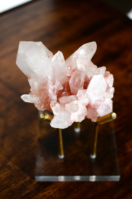Pink Himalayan Samadhi Quartz Cluster 2