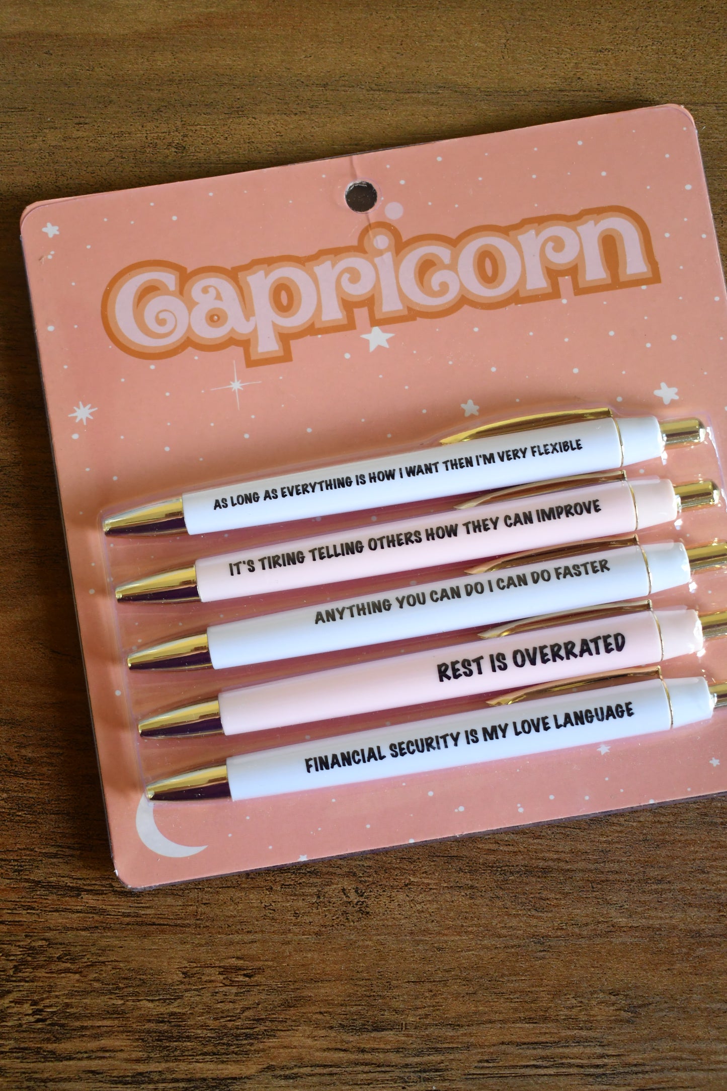 CAPRICORN ♑️ ASTROLOGY SIGN BALLPOINT PEN SET