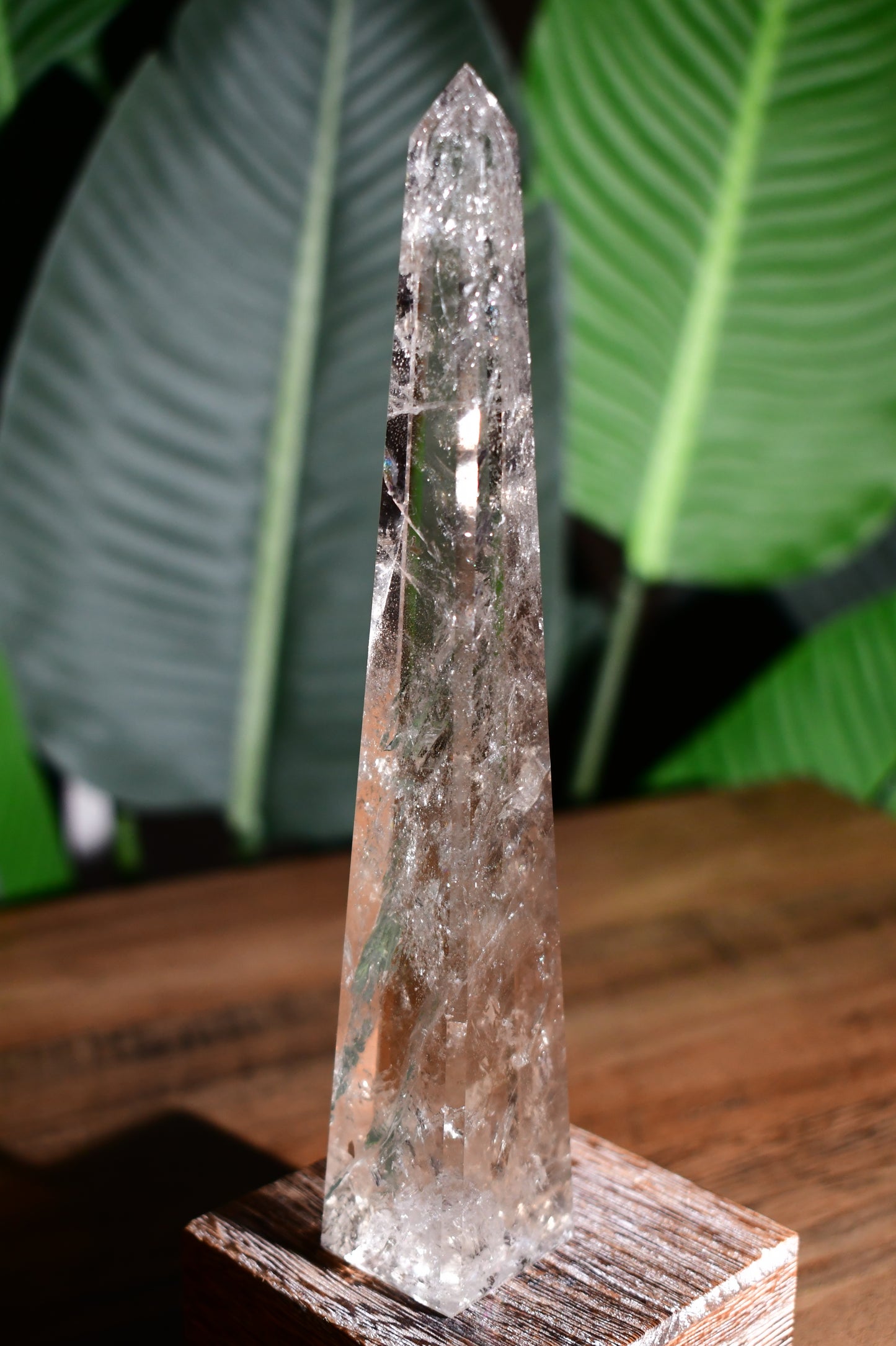 Smoky Quartz Lemurian Obelisk Tower 09