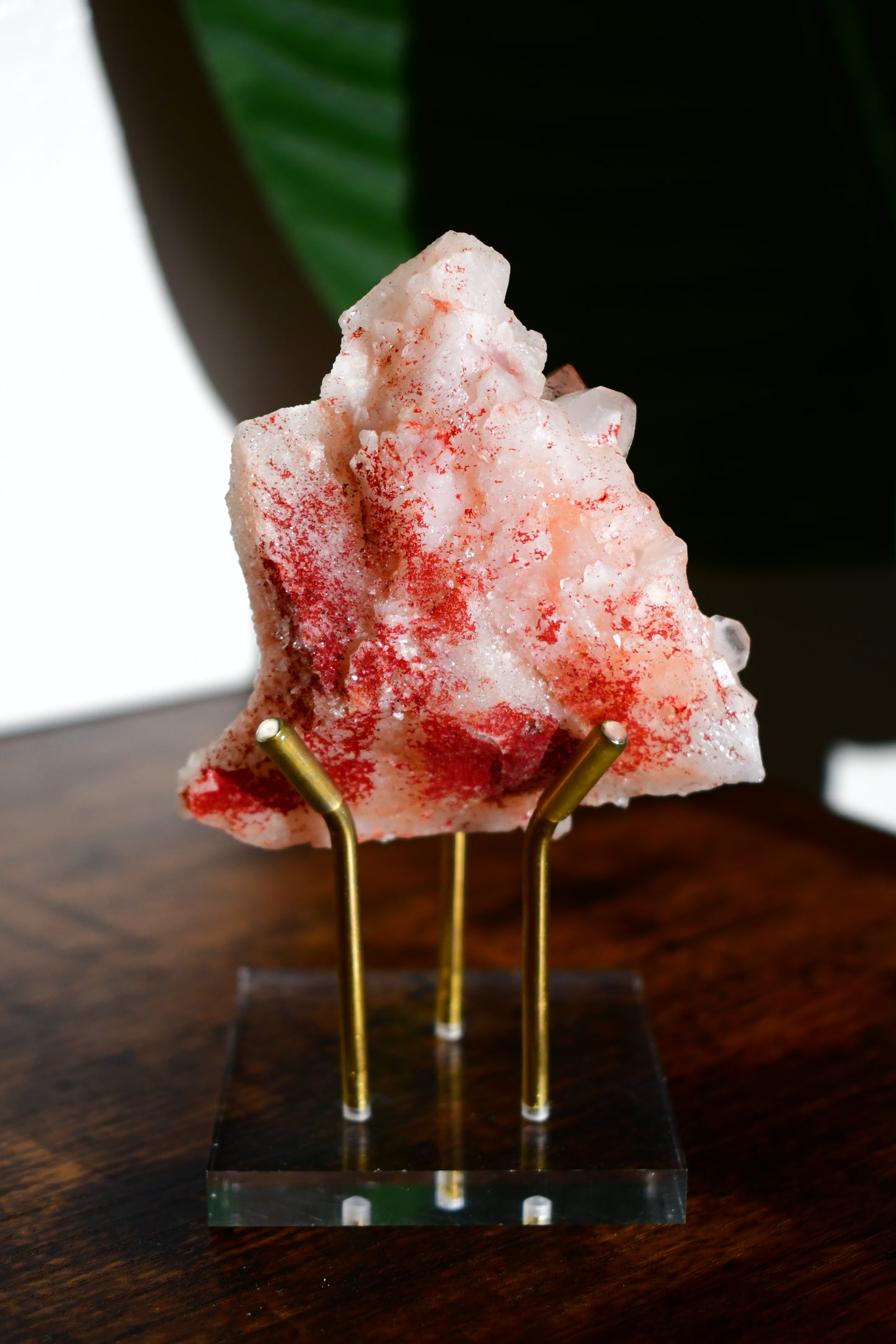Pink Himalayan Samadhi Quartz Cluster 1