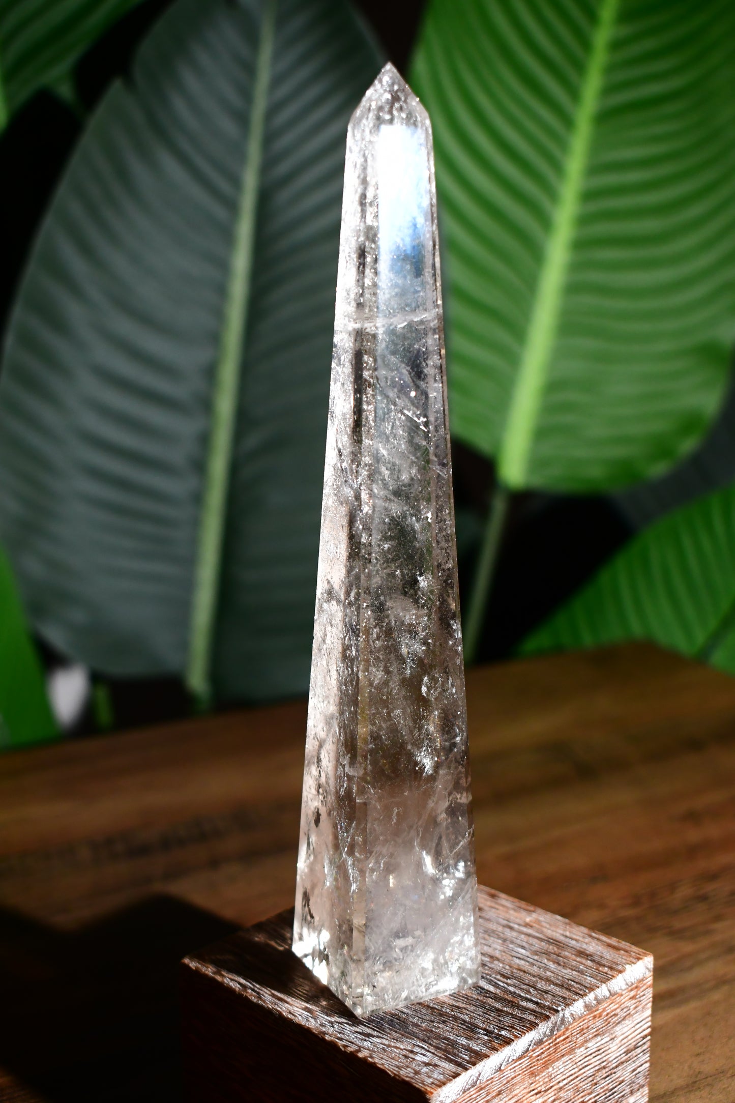 Smoky Quartz Lemurian Obelisk Tower 09