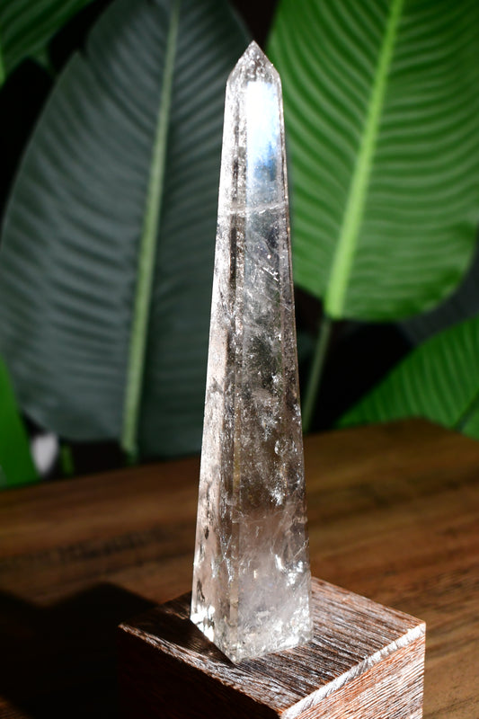Smoky Quartz Lemurian Obelisk Tower 09