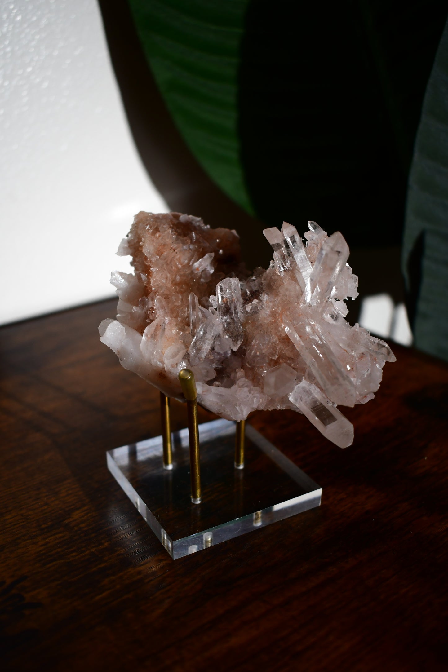 Pink Himalayan Samadhi Quartz Cluster 4