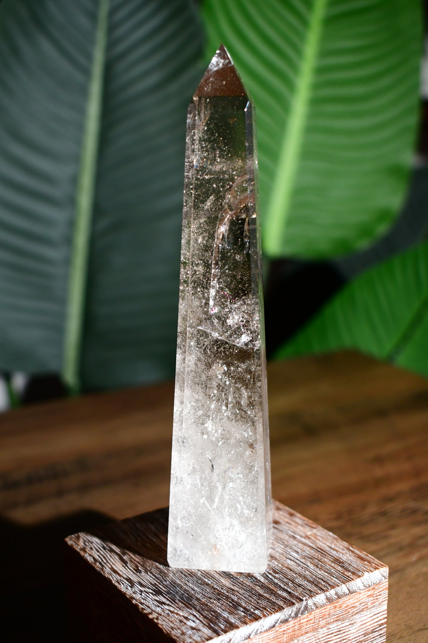 Smoky Quartz Lemurian Obelisk Tower 07