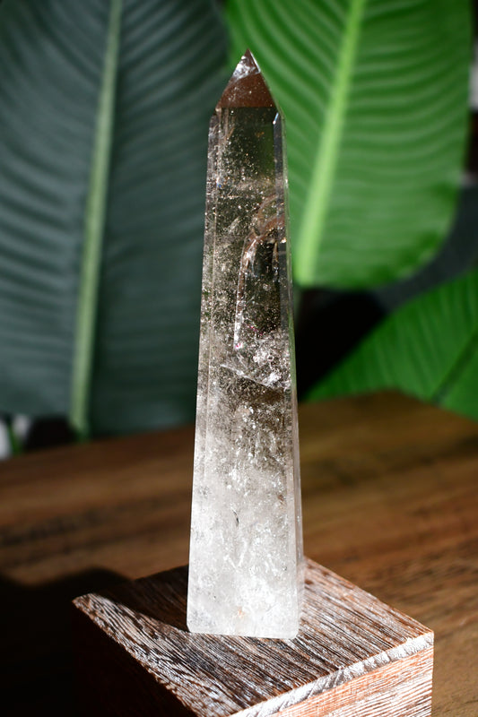 Smoky Quartz Lemurian Obelisk Tower 07
