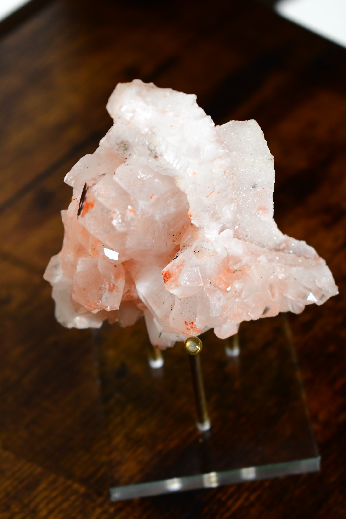 Pink Himalayan Samadhi Quartz Cluster 1