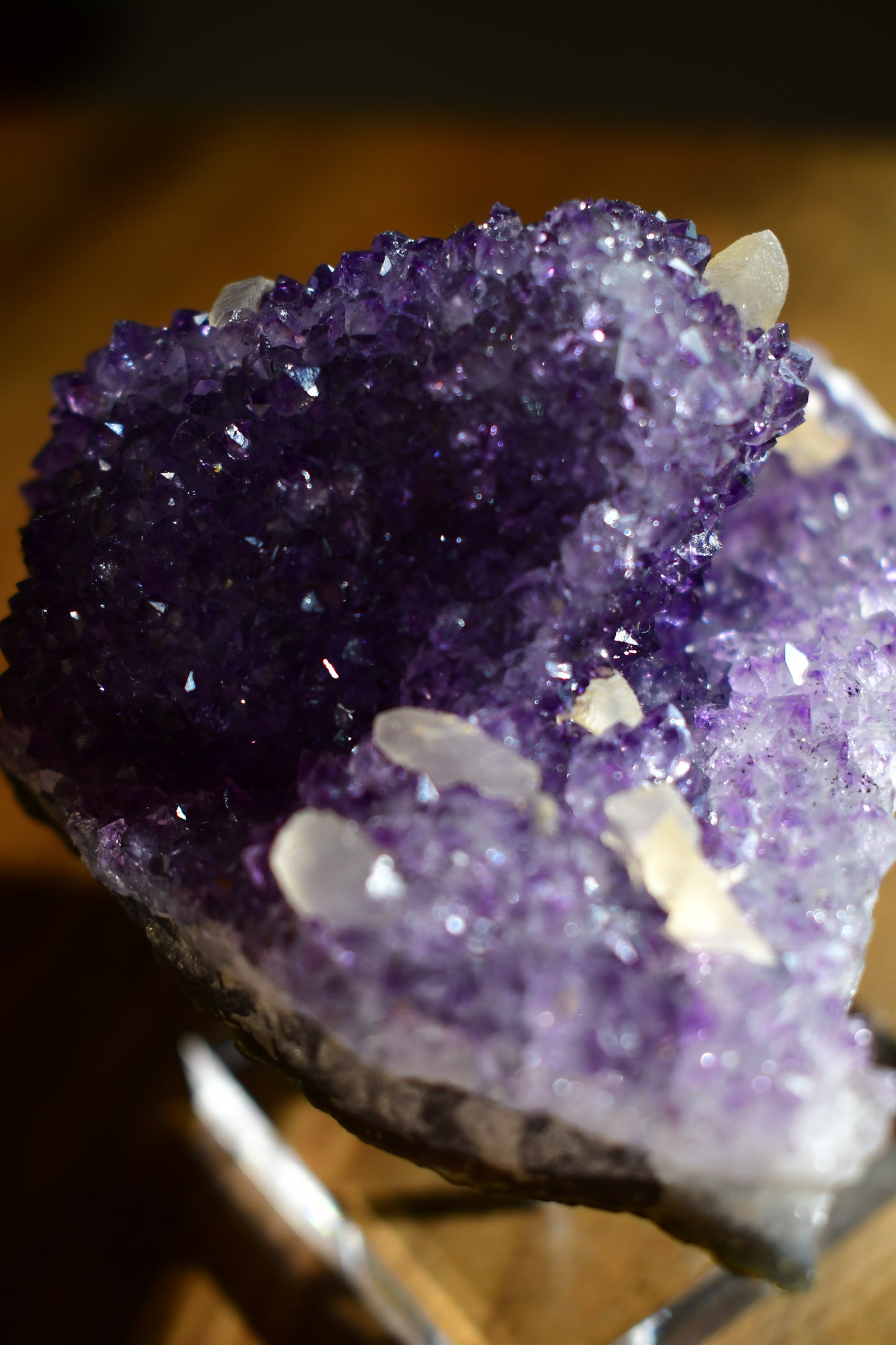 Amethyst and Calcite Formation