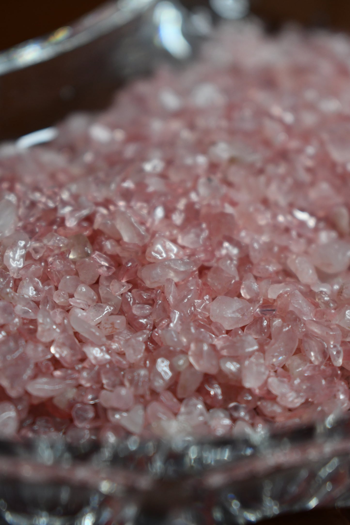 Rose Quartz Crystal Chips