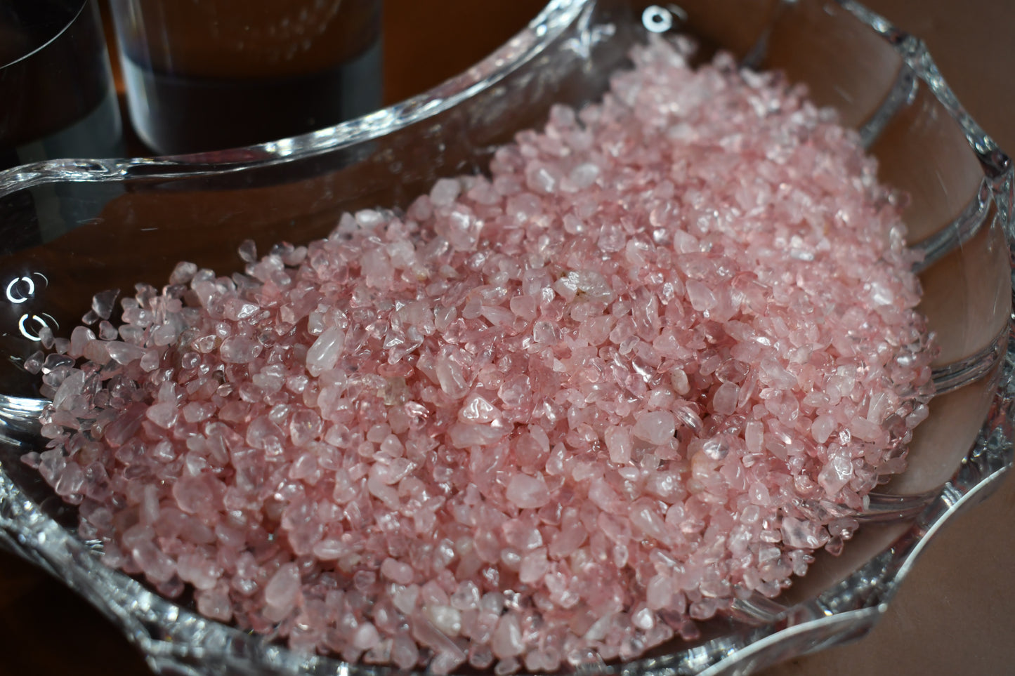 Rose Quartz Crystal Chips