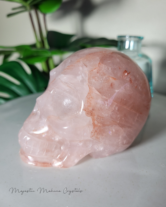 Fire Quartz Skull