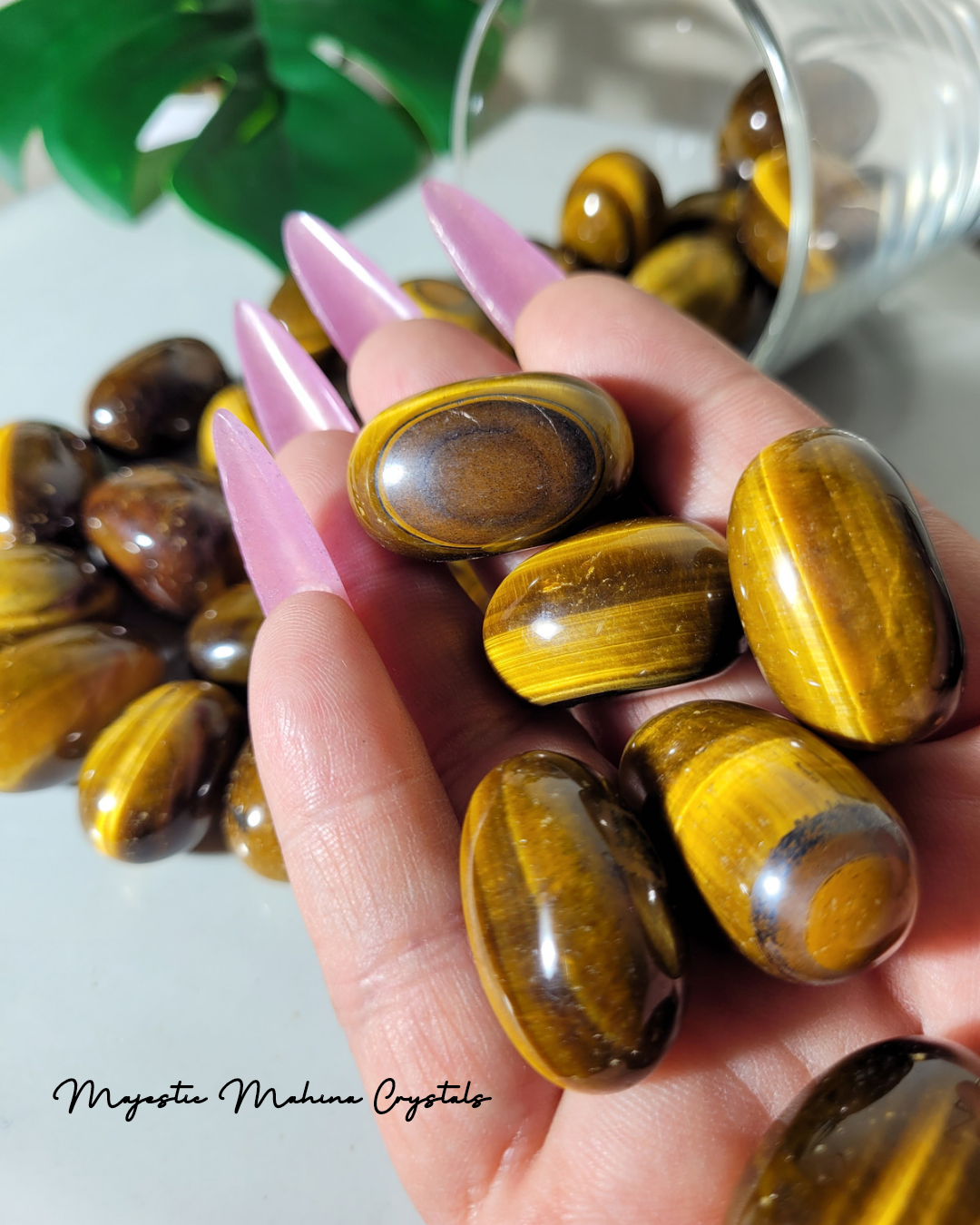 Tiger Eye Tumbles