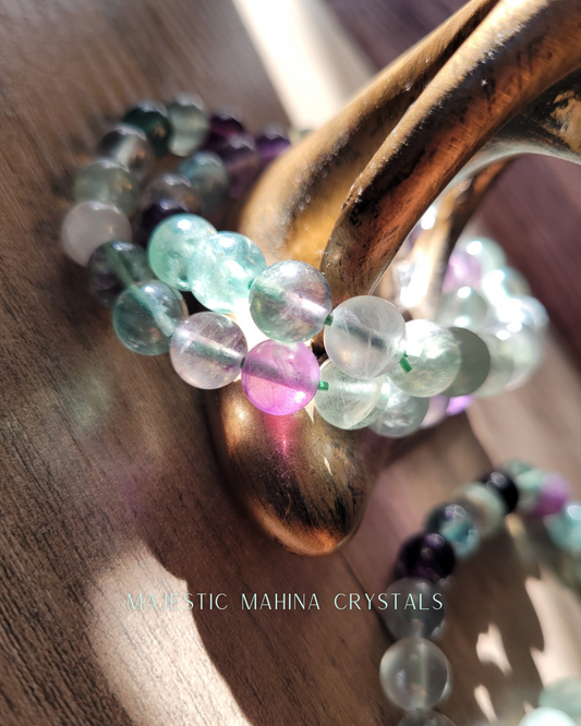 Rainbow Fluorite Bracelet