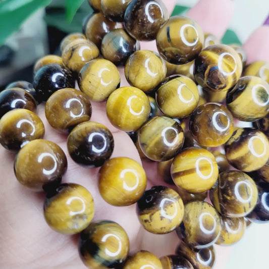 Tiger Eye Crystal Bracelets 12mm